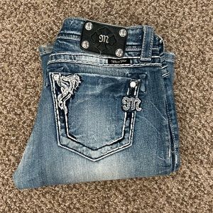 Boot cut light denim size 27 Miss Me jeans